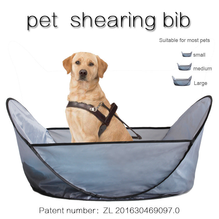 Cross-border Direct Supply Household Pet Shaving And Trimming Bib