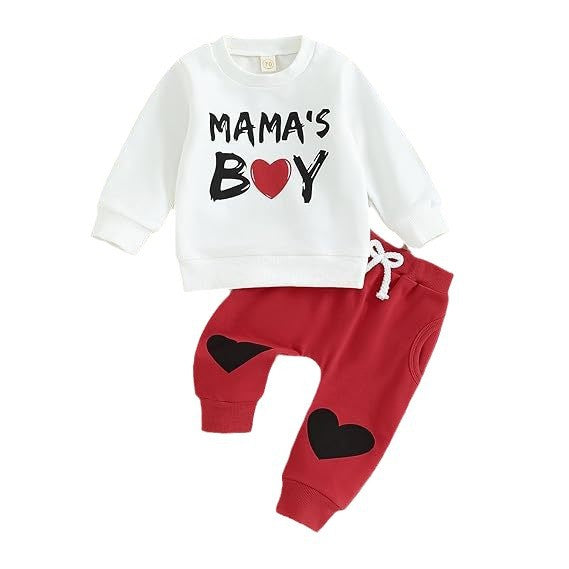 Baby Easter Letter Printing Casual Sweatshirt Outfit