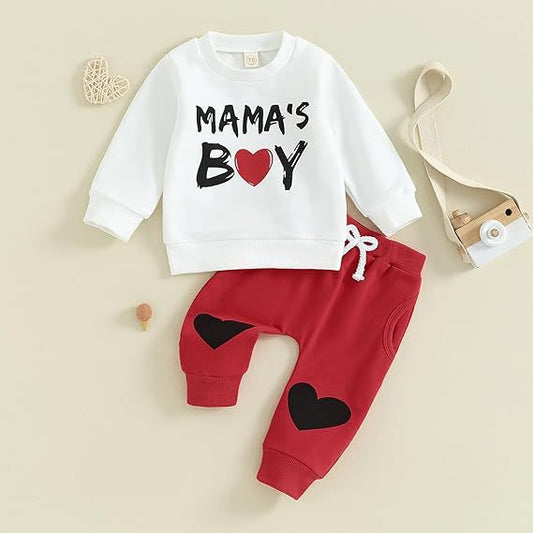 Baby Easter Letter Printing Casual Sweatshirt Outfit